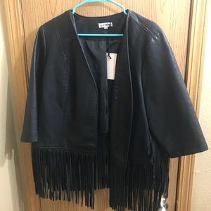 Fringe Leather Jacket
